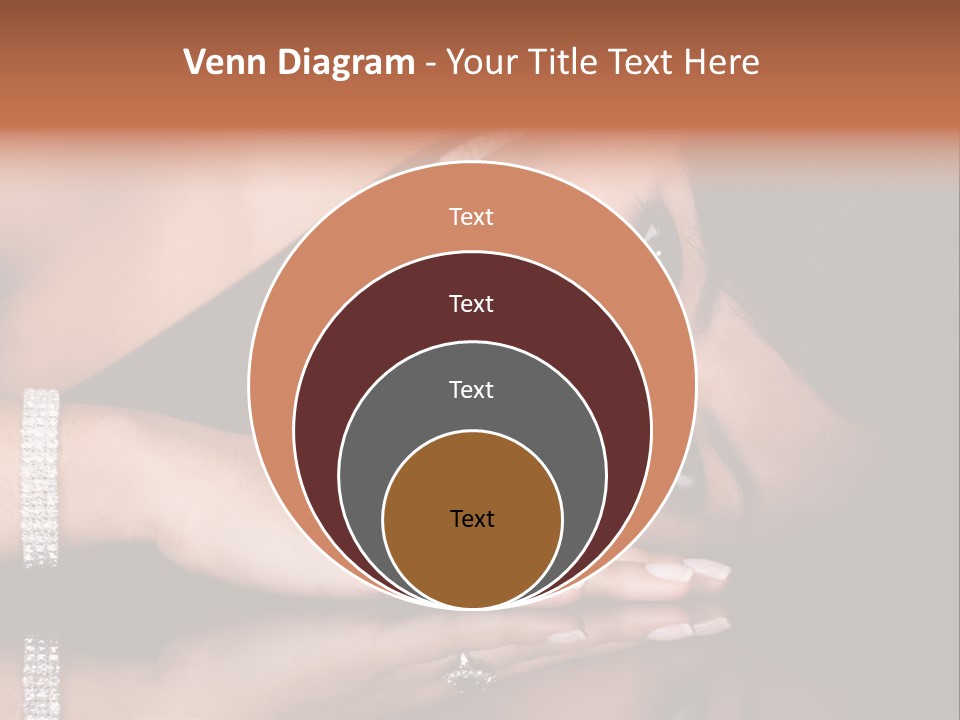 Fashion Hairstyle Model PowerPoint Template