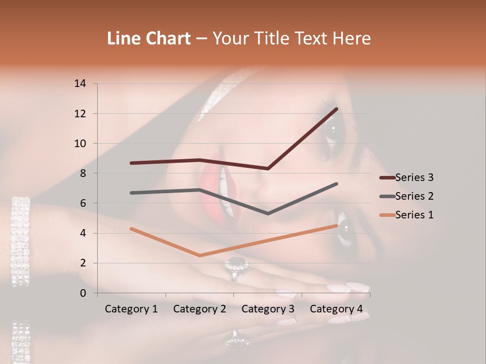 Fashion Hairstyle Model PowerPoint Template