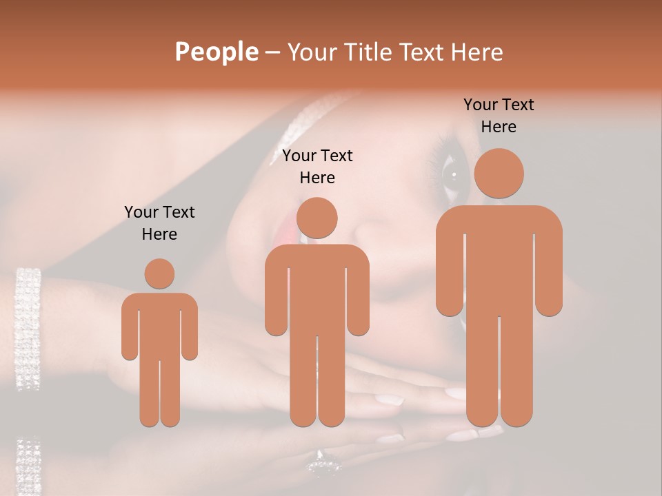 Fashion Hairstyle Model PowerPoint Template