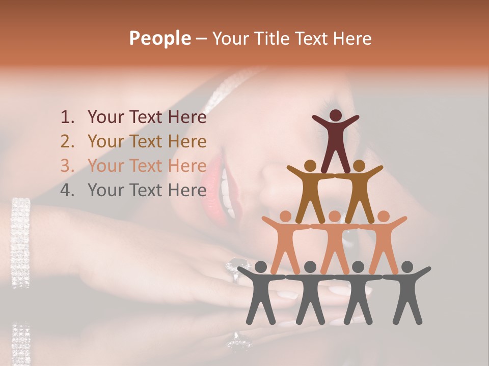 Fashion Hairstyle Model PowerPoint Template