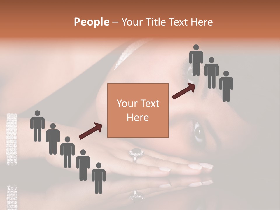 Fashion Hairstyle Model PowerPoint Template