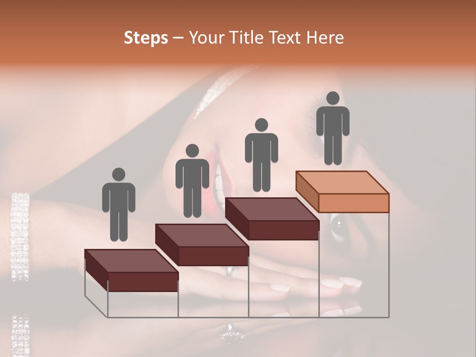 Fashion Hairstyle Model PowerPoint Template