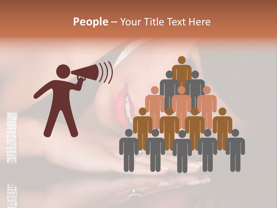 Fashion Hairstyle Model PowerPoint Template