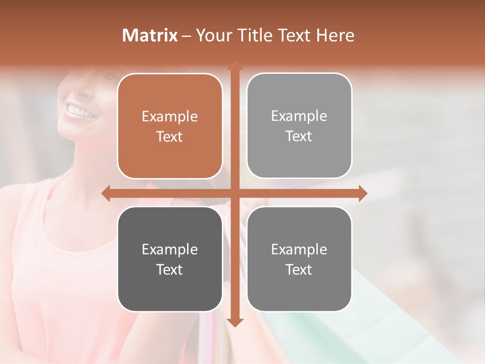 Portrait Sales Beautiful PowerPoint Template