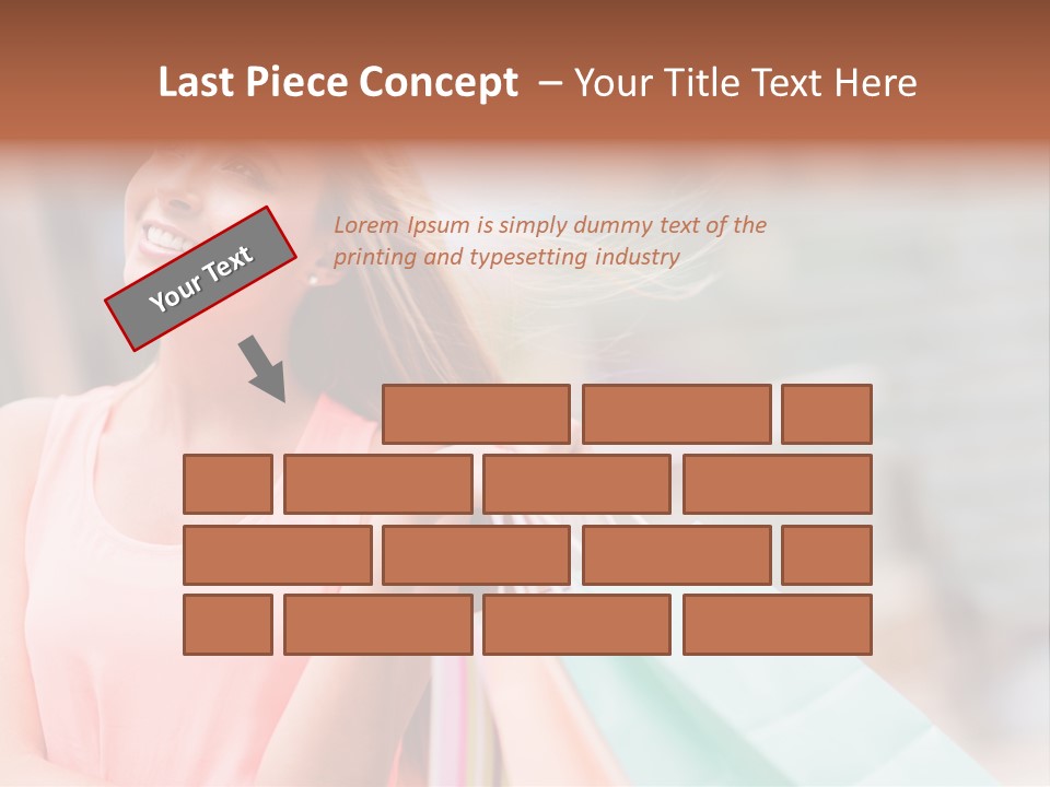 Portrait Sales Beautiful PowerPoint Template