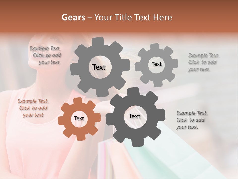 Portrait Sales Beautiful PowerPoint Template