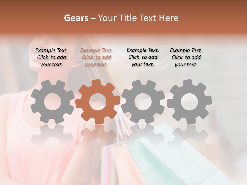 Portrait Sales Beautiful PowerPoint Template