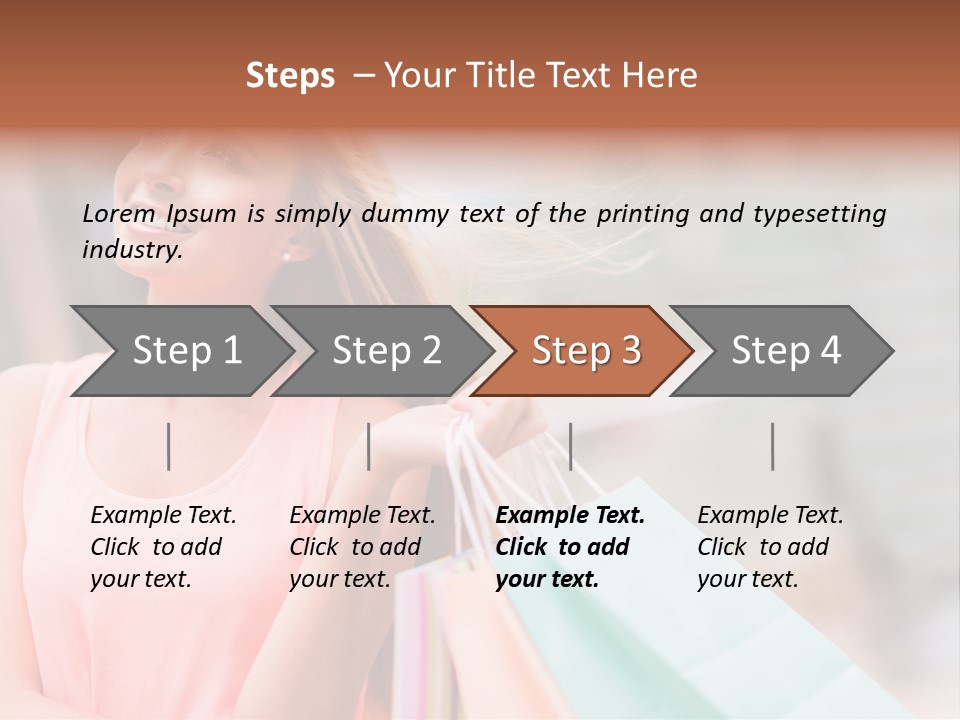 Portrait Sales Beautiful PowerPoint Template