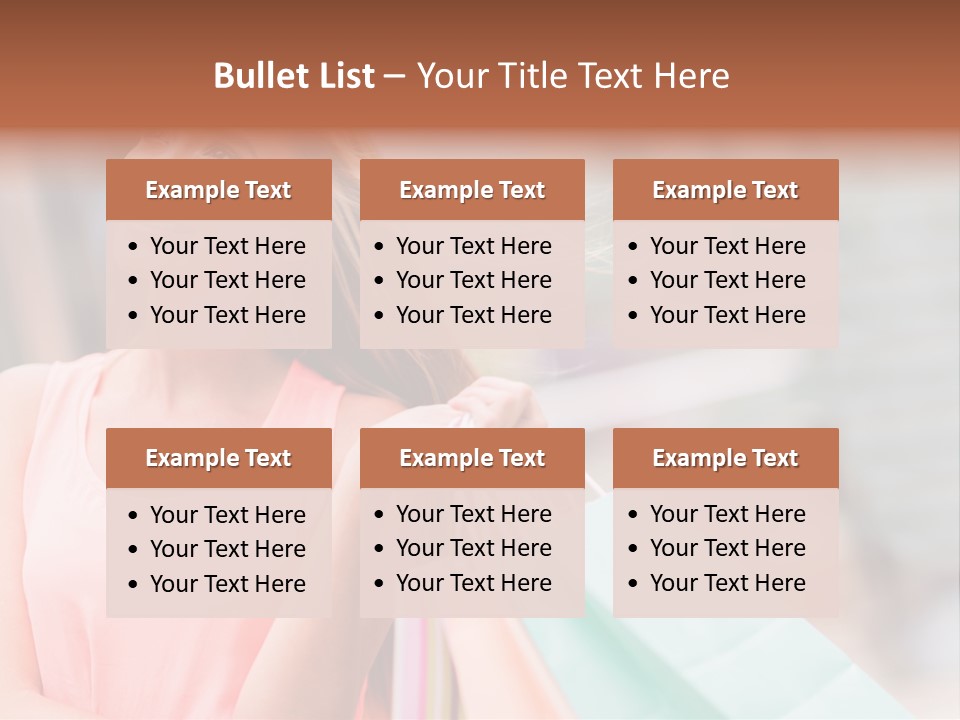 Portrait Sales Beautiful PowerPoint Template