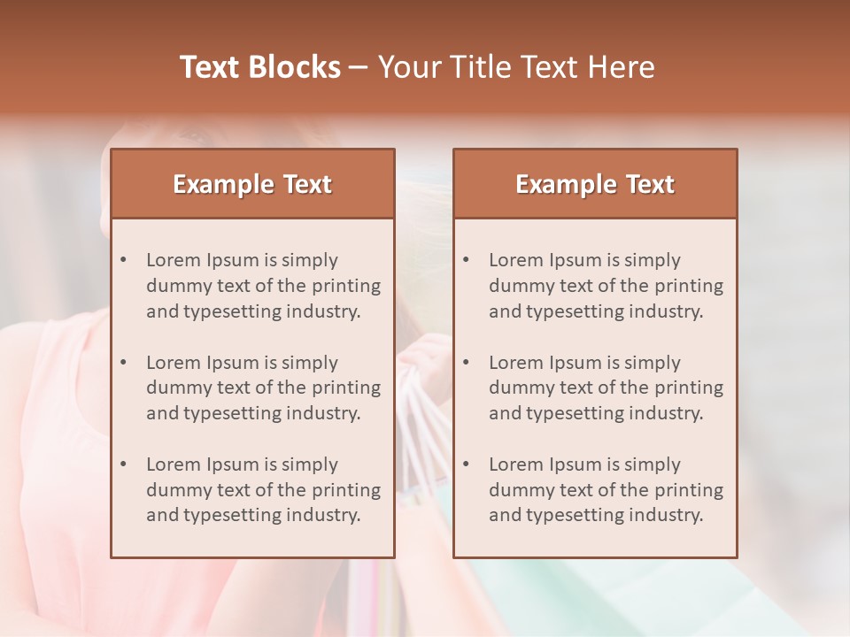 Portrait Sales Beautiful PowerPoint Template