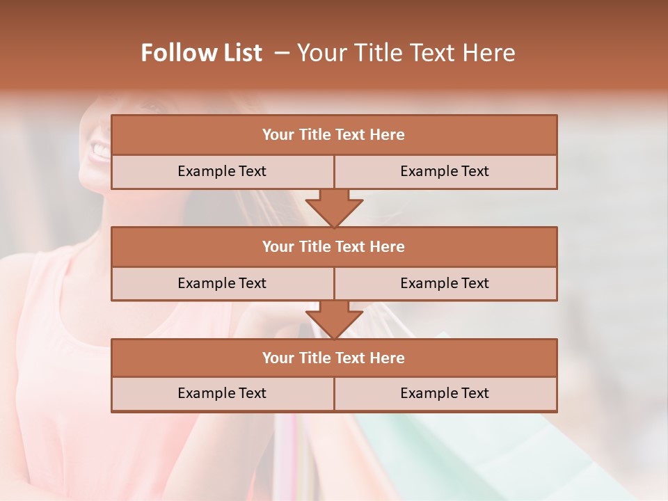 Portrait Sales Beautiful PowerPoint Template