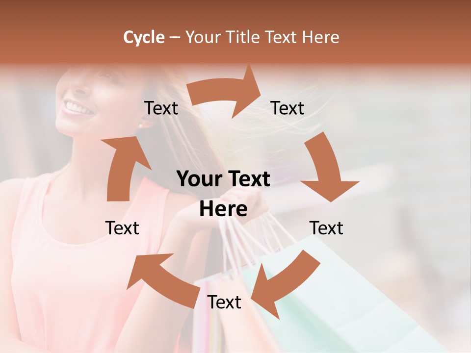 Portrait Sales Beautiful PowerPoint Template