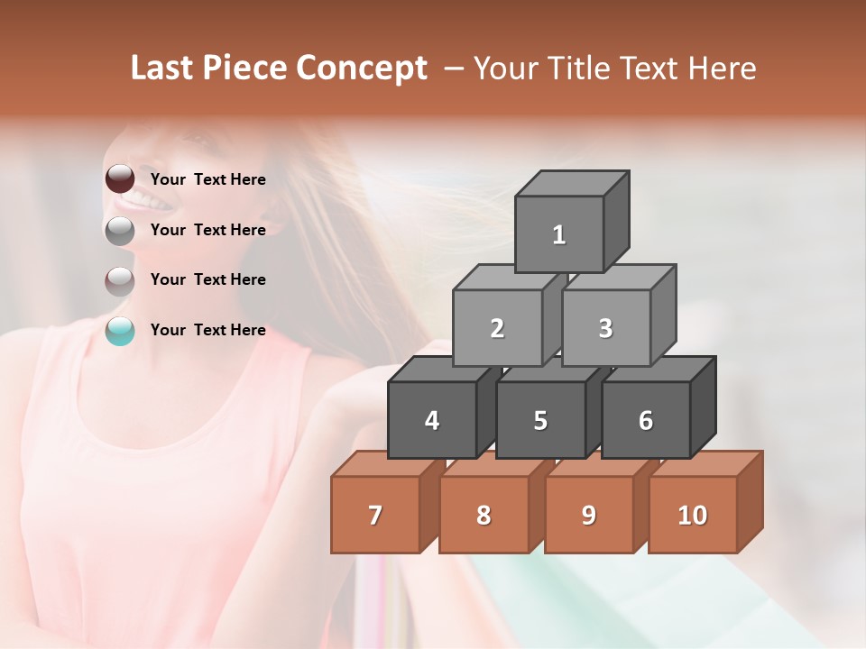 Portrait Sales Beautiful PowerPoint Template