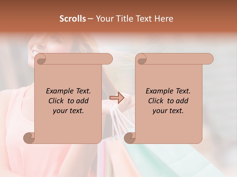 Portrait Sales Beautiful PowerPoint Template