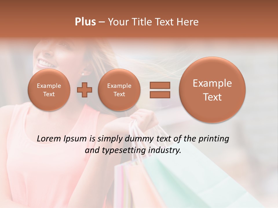 Portrait Sales Beautiful PowerPoint Template