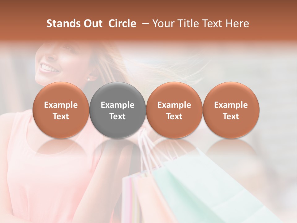 Portrait Sales Beautiful PowerPoint Template