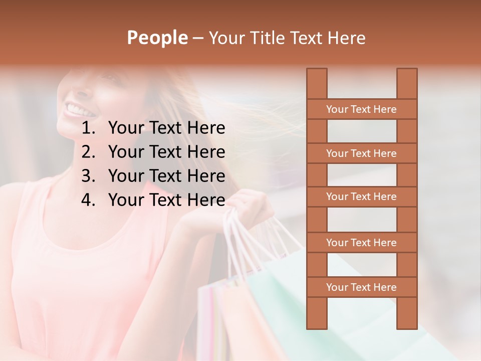 Portrait Sales Beautiful PowerPoint Template