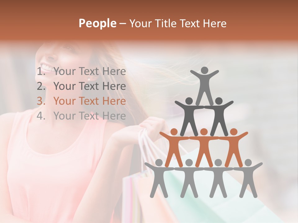 Portrait Sales Beautiful PowerPoint Template