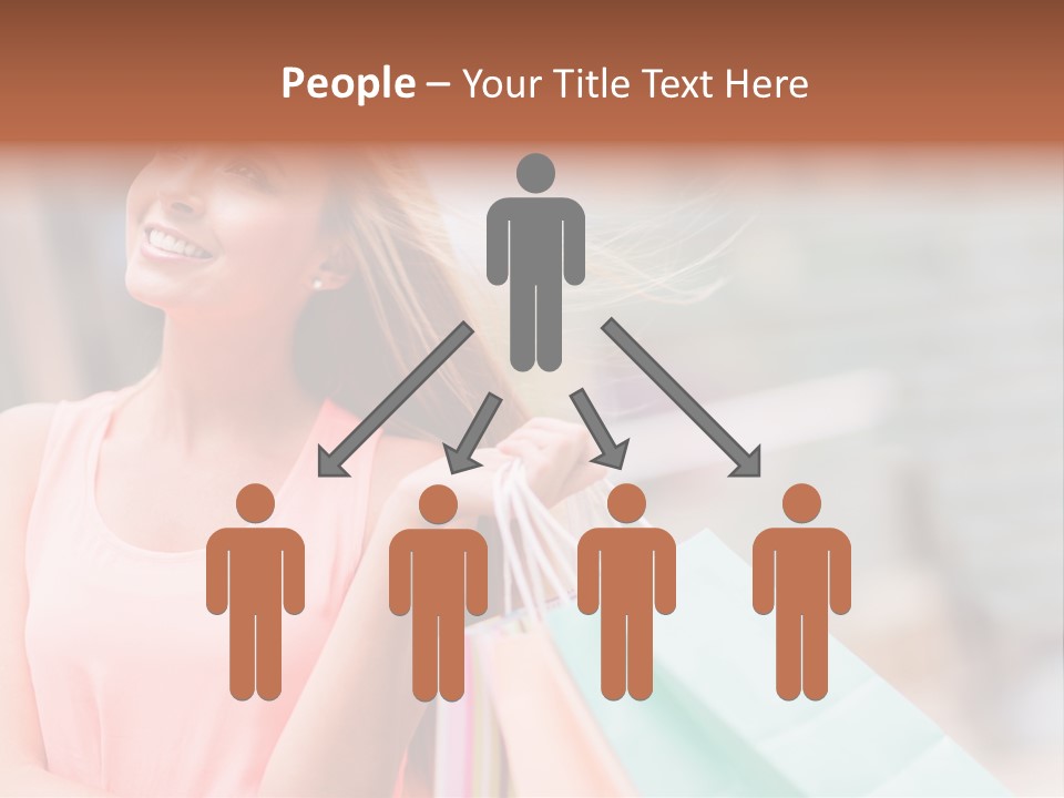 Portrait Sales Beautiful PowerPoint Template