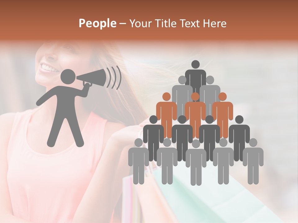 Portrait Sales Beautiful PowerPoint Template