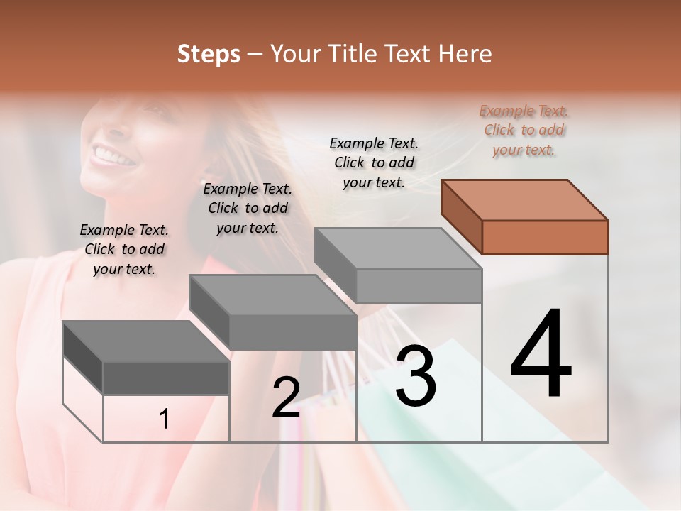 Portrait Sales Beautiful PowerPoint Template
