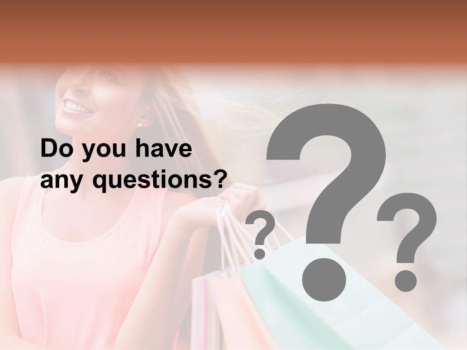 Portrait Sales Beautiful PowerPoint Template