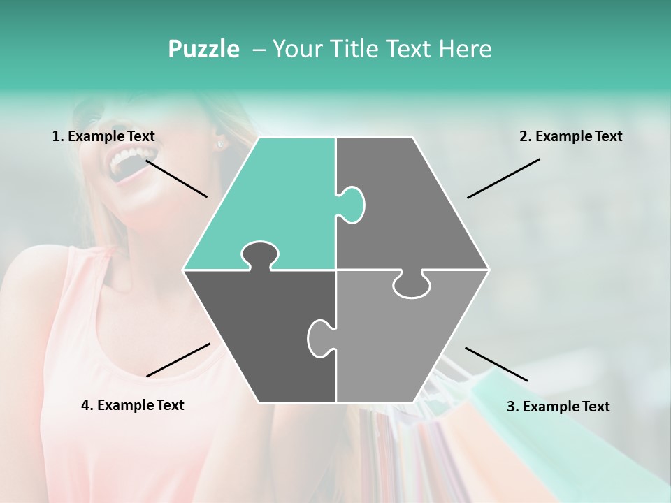 Fun Girl Joyful PowerPoint Template