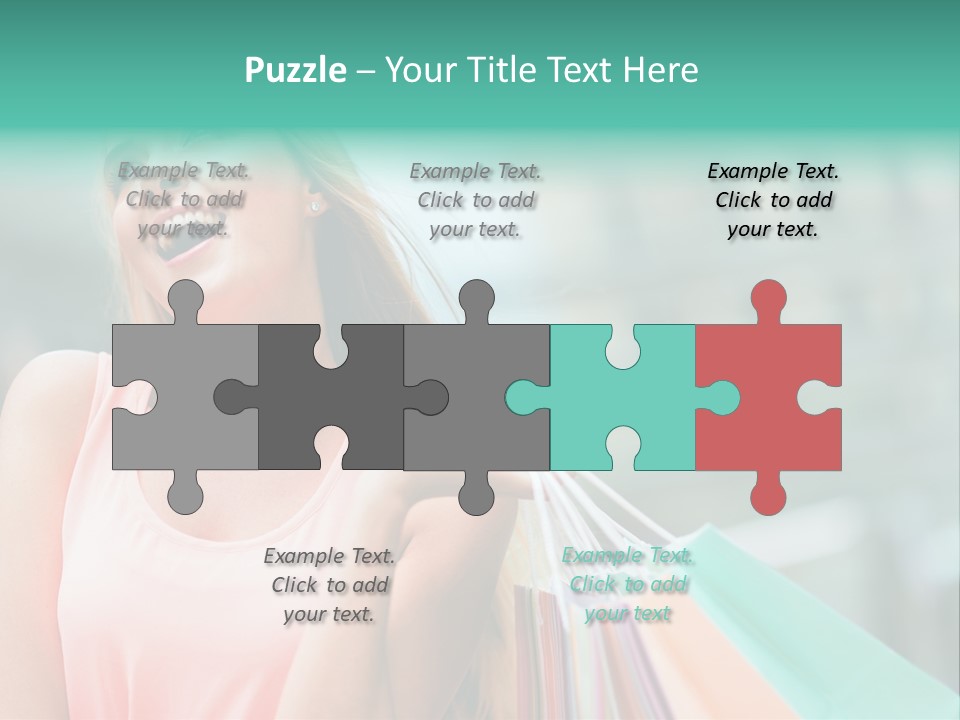 Fun Girl Joyful PowerPoint Template