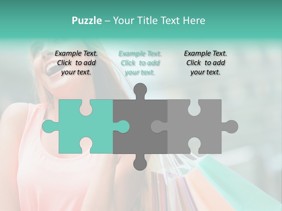 Fun Girl Joyful PowerPoint Template