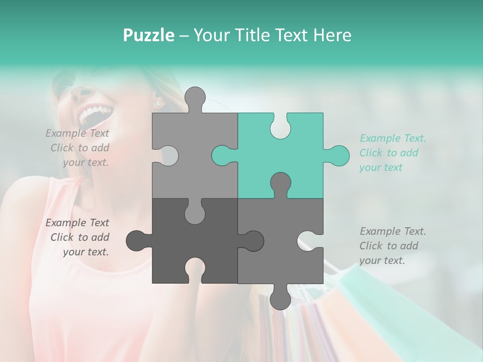 Fun Girl Joyful PowerPoint Template