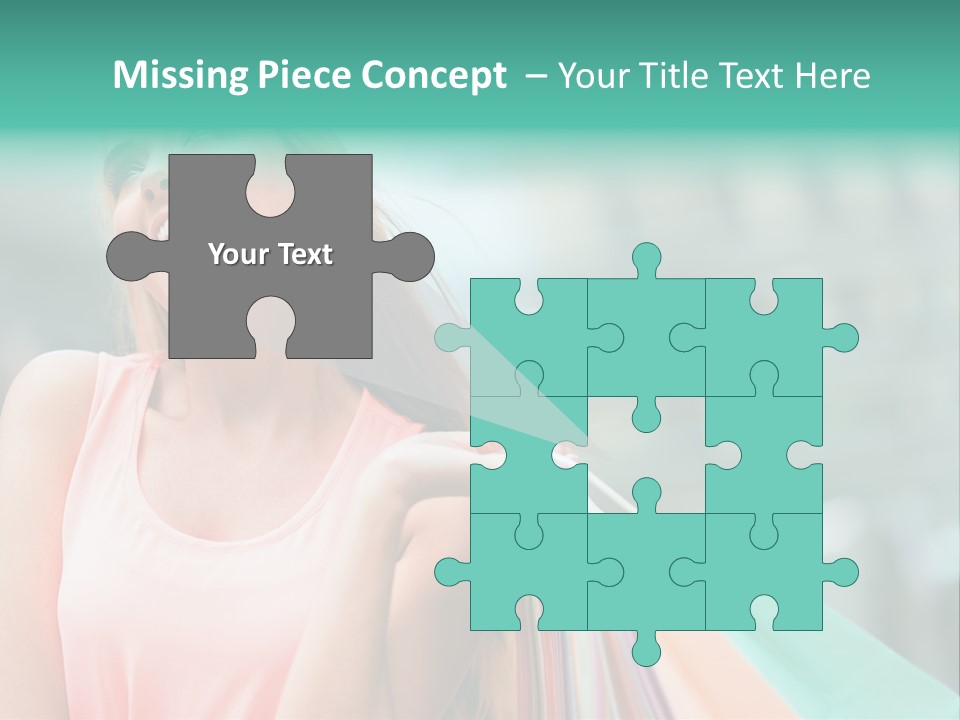 Fun Girl Joyful PowerPoint Template