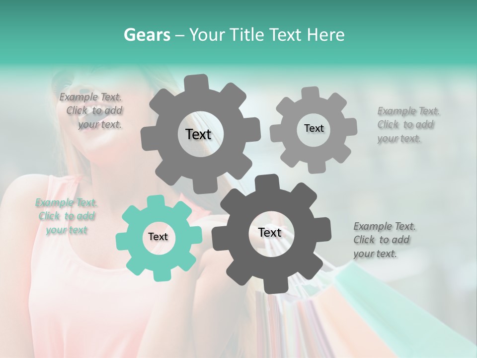 Fun Girl Joyful PowerPoint Template