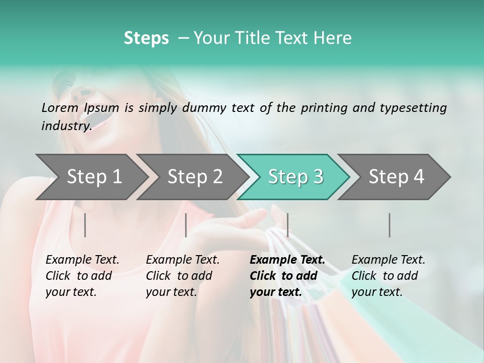 Fun Girl Joyful PowerPoint Template