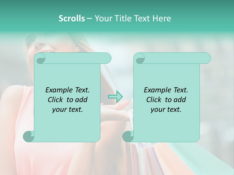 Fun Girl Joyful PowerPoint Template