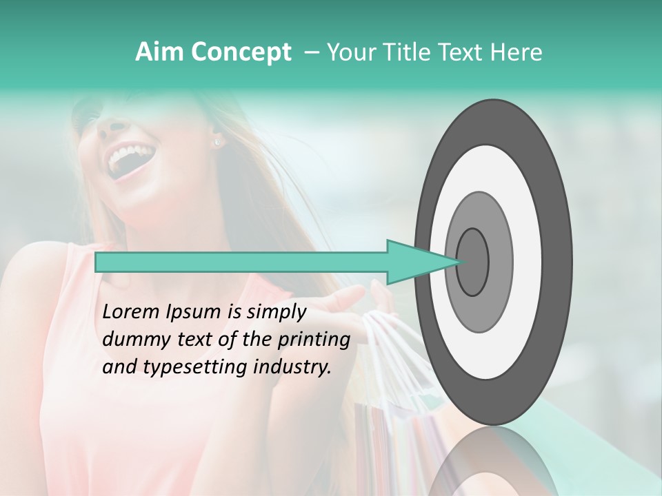 Fun Girl Joyful PowerPoint Template