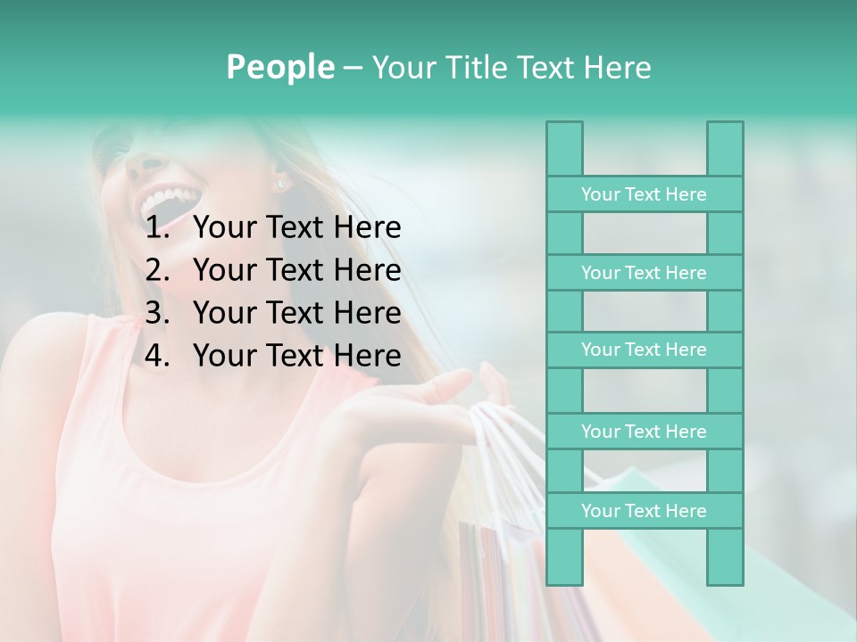 Fun Girl Joyful PowerPoint Template