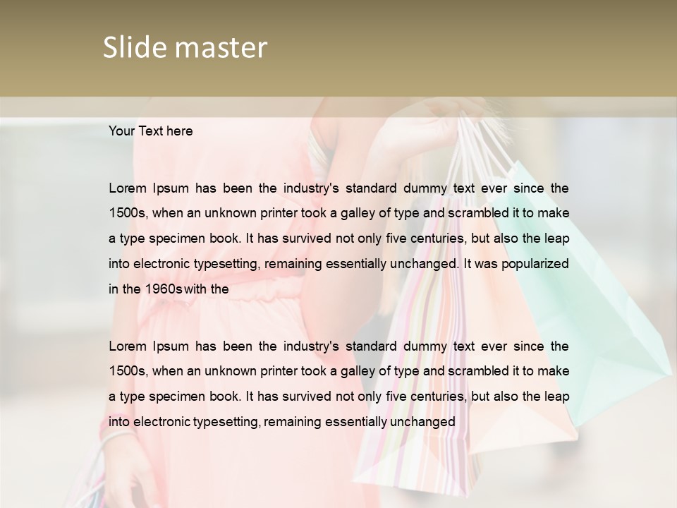 Purchase Shopaholic Retail PowerPoint Template