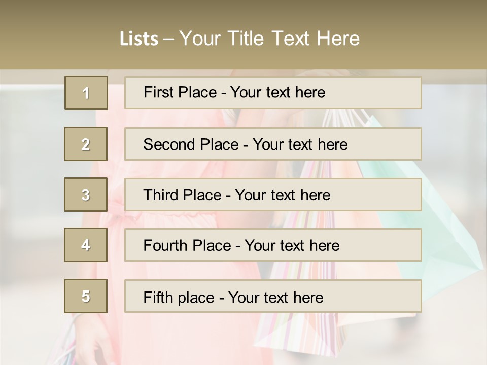 Purchase Shopaholic Retail PowerPoint Template
