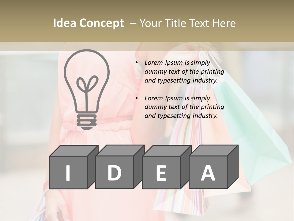 Purchase Shopaholic Retail PowerPoint Template