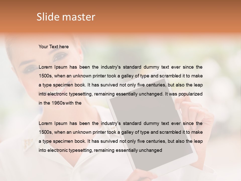 Social Portrait  PowerPoint Template