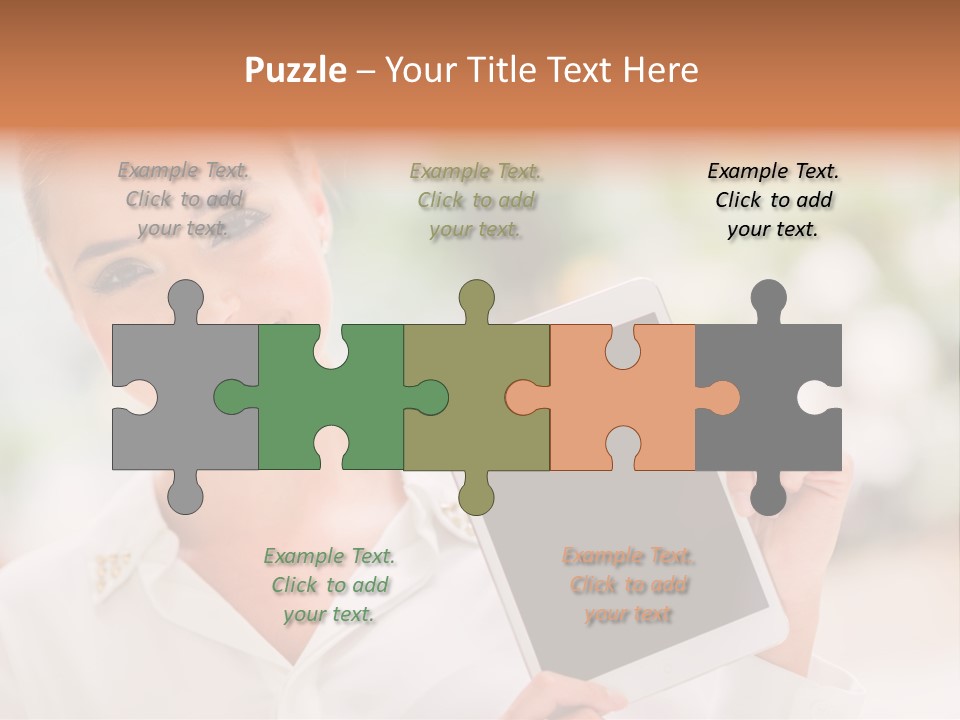 Social Portrait  PowerPoint Template