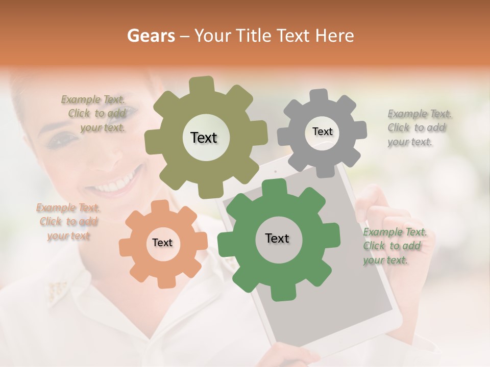 Social Portrait  PowerPoint Template