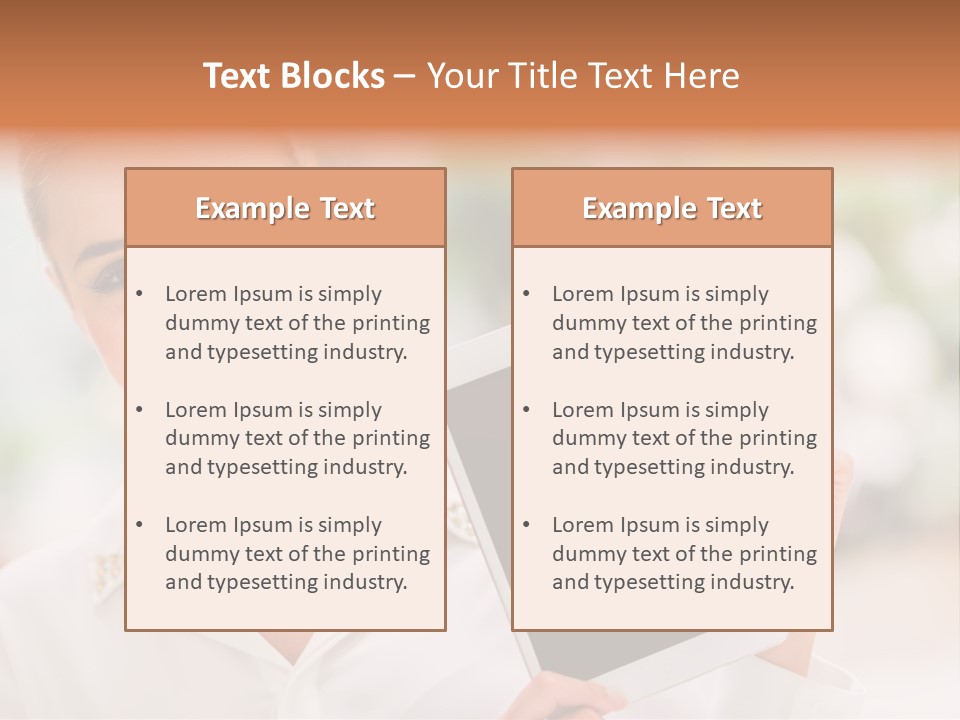 Social Portrait  PowerPoint Template