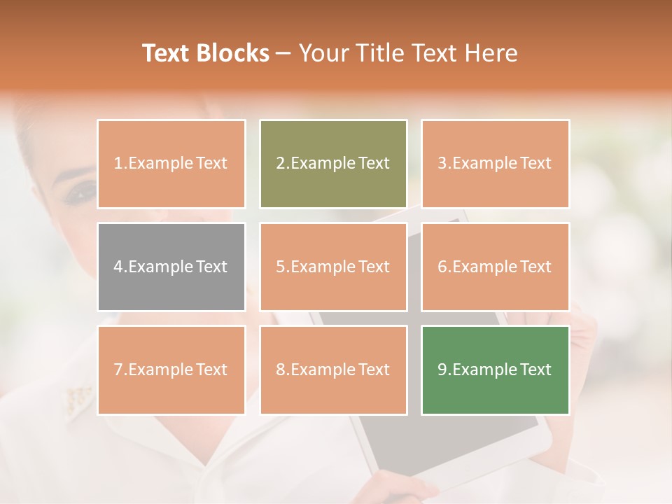 Social Portrait  PowerPoint Template