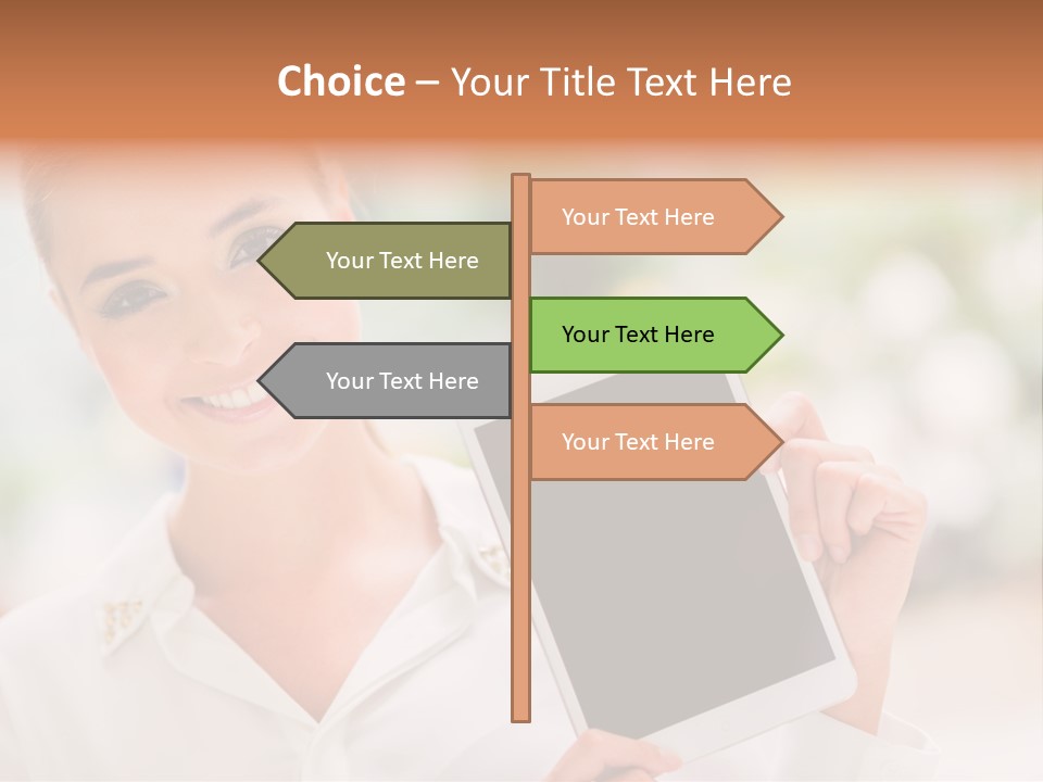 Social Portrait  PowerPoint Template