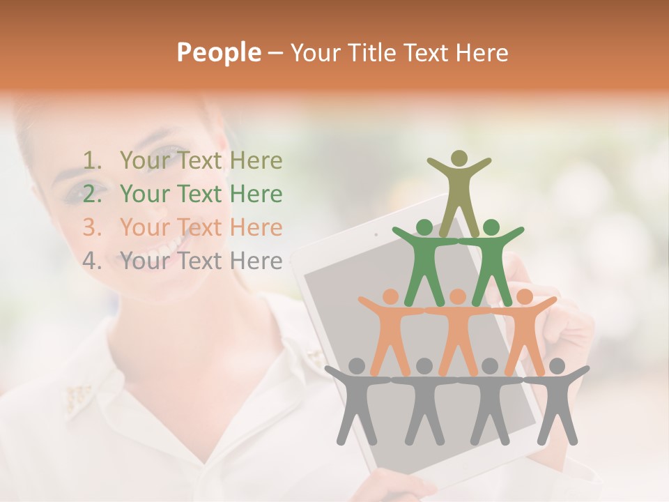 Social Portrait  PowerPoint Template