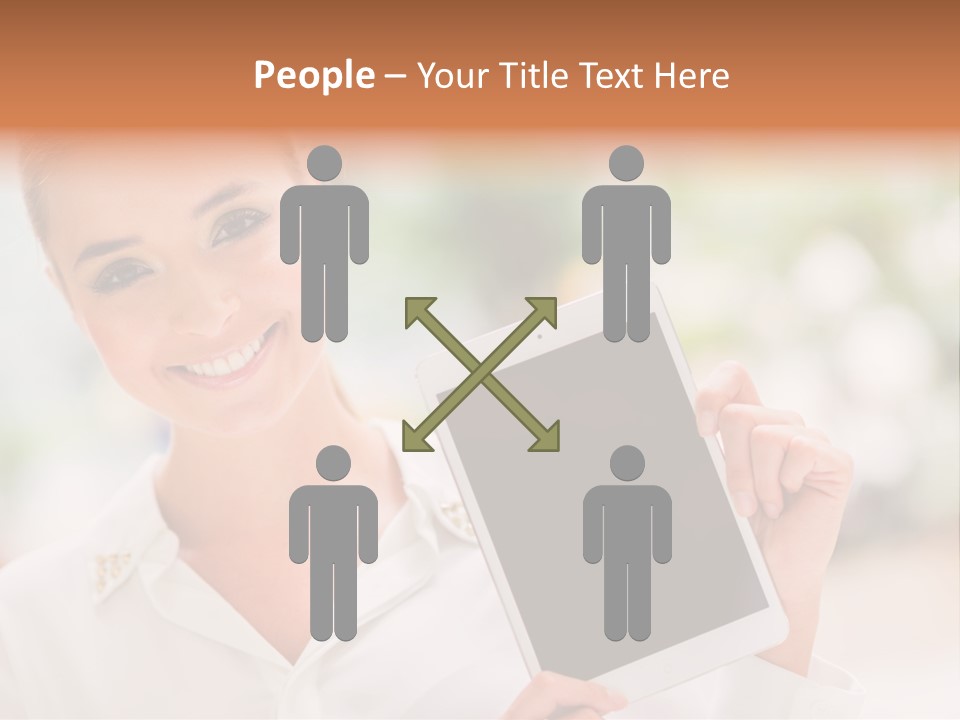Social Portrait  PowerPoint Template