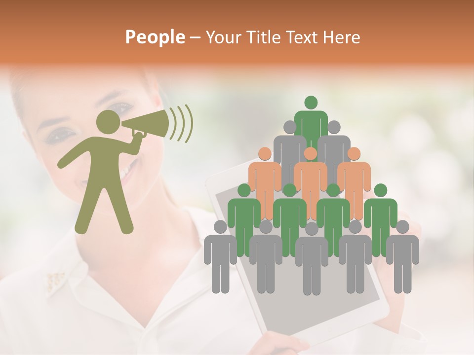 Social Portrait  PowerPoint Template