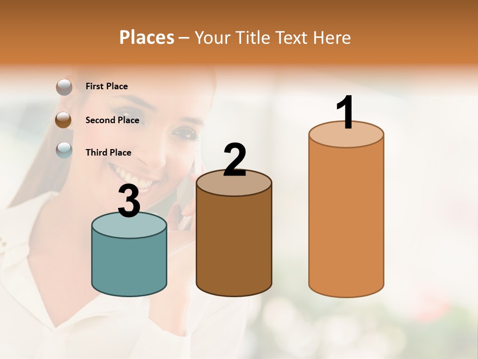 Lifestyle Attractive Caucasian PowerPoint Template
