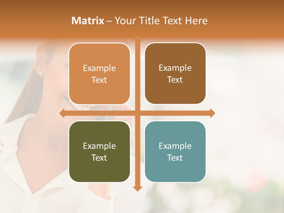 Lifestyle Attractive Caucasian PowerPoint Template